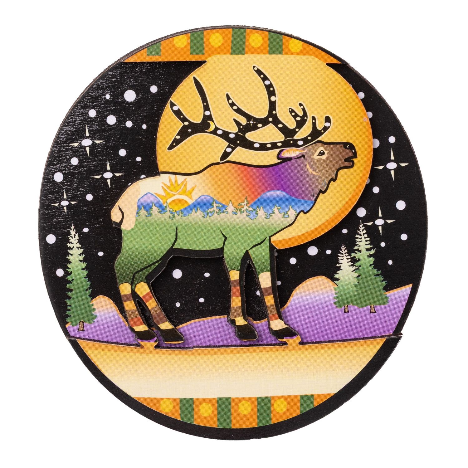 Moonlite Elk Magnet
