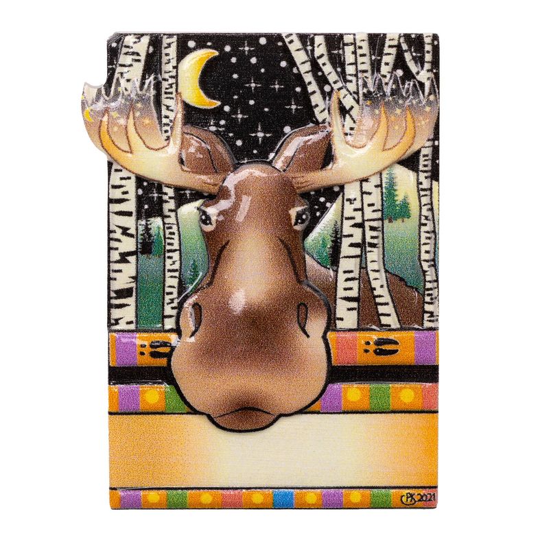 Nosey  Moose Magnet