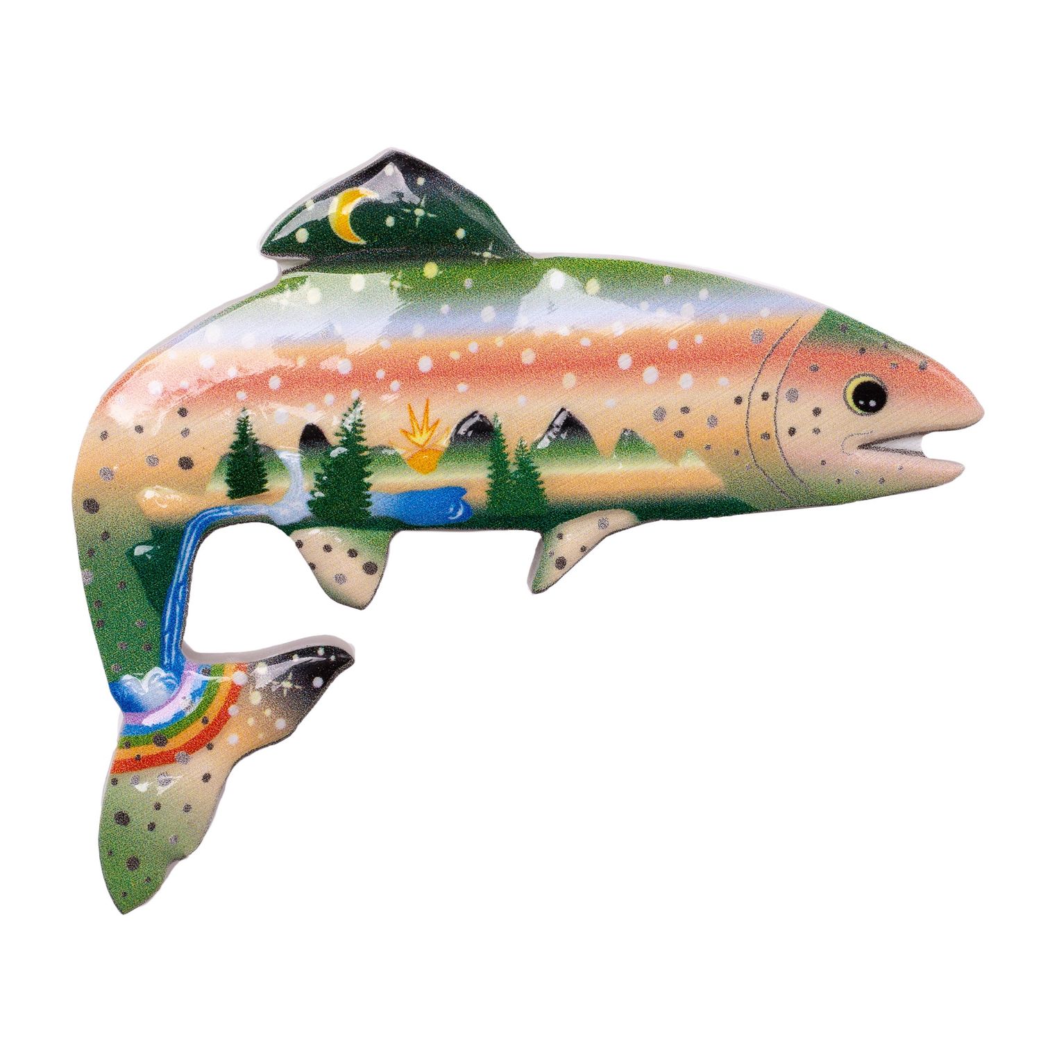 Rainbow Fish Magnet