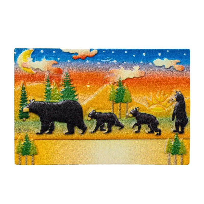 Starry Bear Family of 4 Magnet