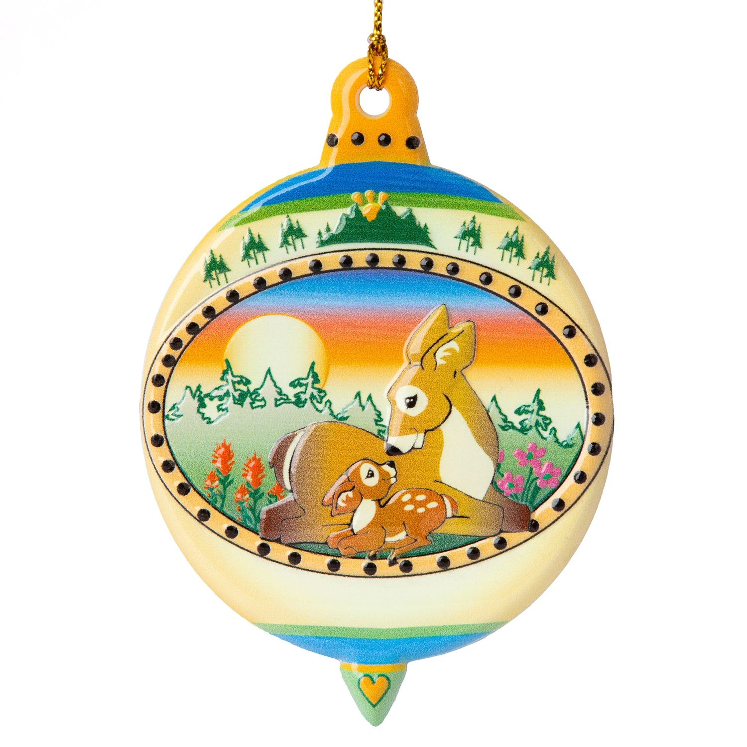Doe, Fawn &amp; Buck Ornament