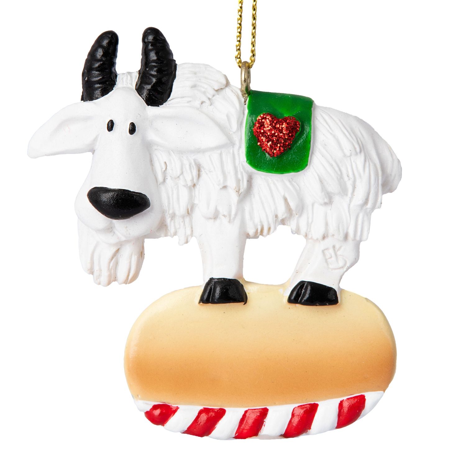Mountain Goat Flatback Ornament