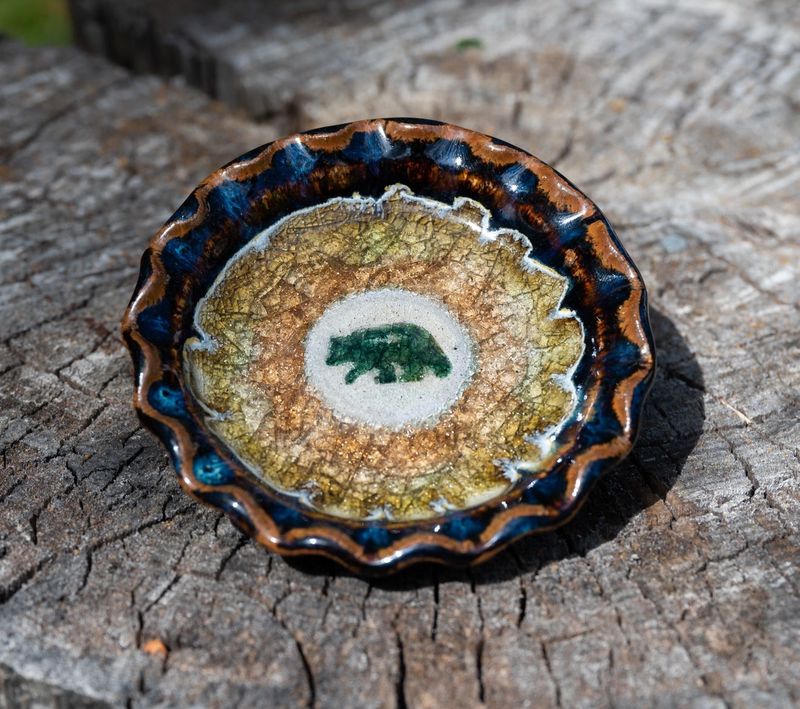 Bear Icon Trinket Dish