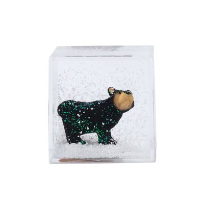 Litl Bear Standing Cube Snow Globe