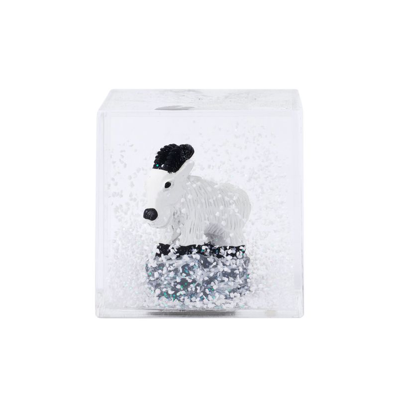 Lit’l Mountain Goat Cube Snow Globe