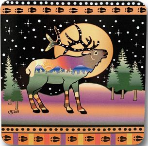 Moonlite Elk Coaster