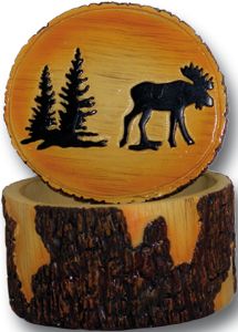 Moose Dark Bark Poly Box
