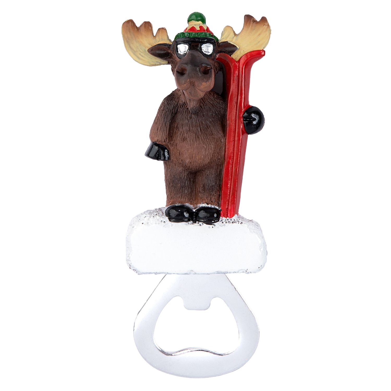 Ski Moose Bottle Opener