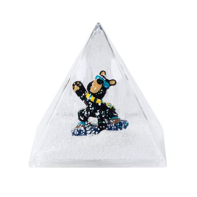 Sazham Bear Pyramid Snow Globe