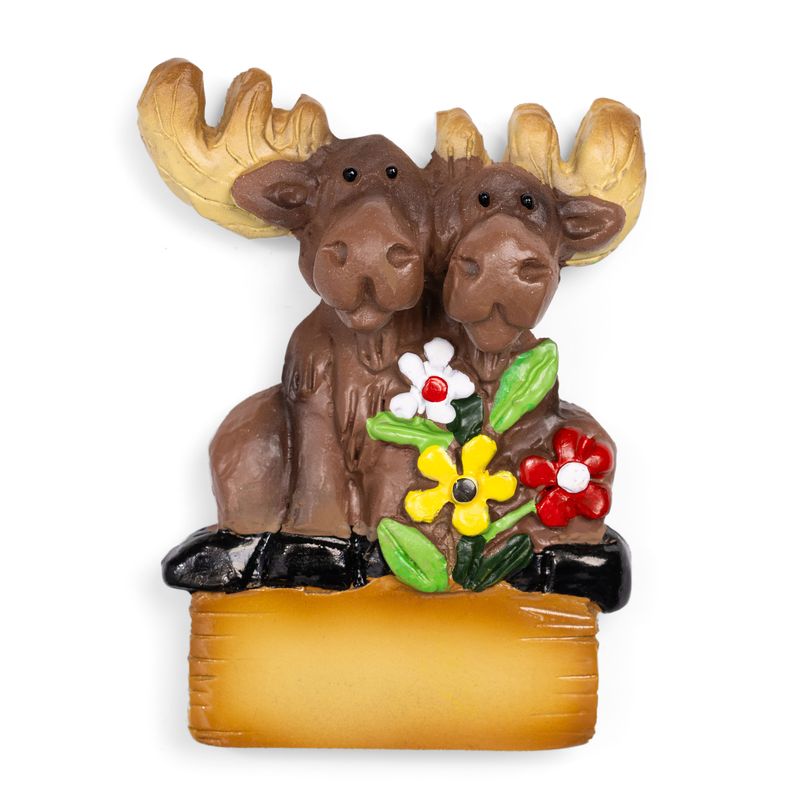 Moose Couple Magnet