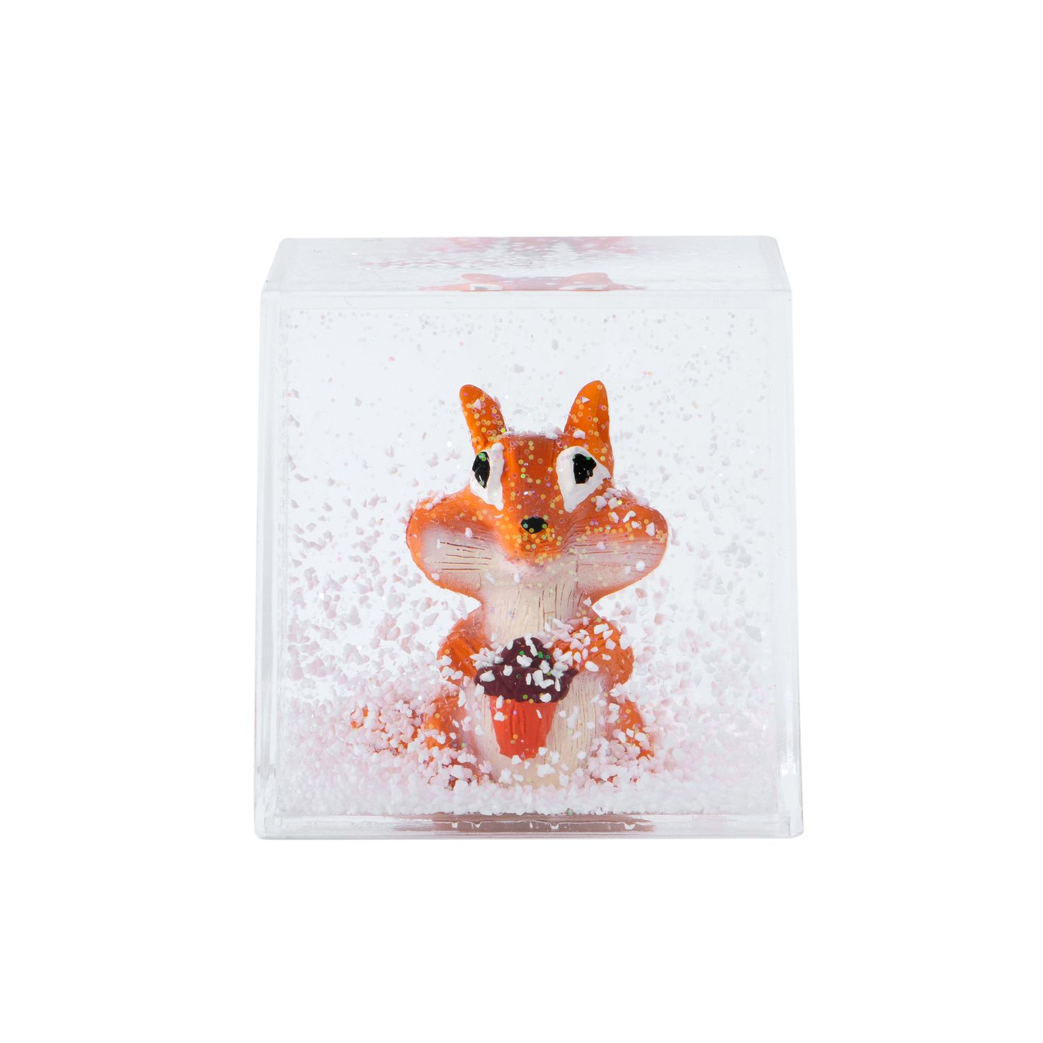 Chipmunk Cube Snow-Globe