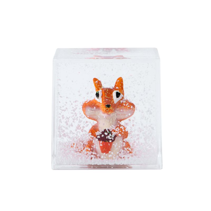 Chipmunk Cube Snow-Globe