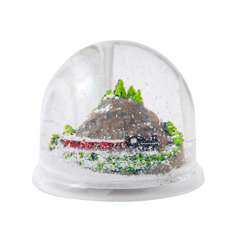 Red Train Acrylic  Snow Globe