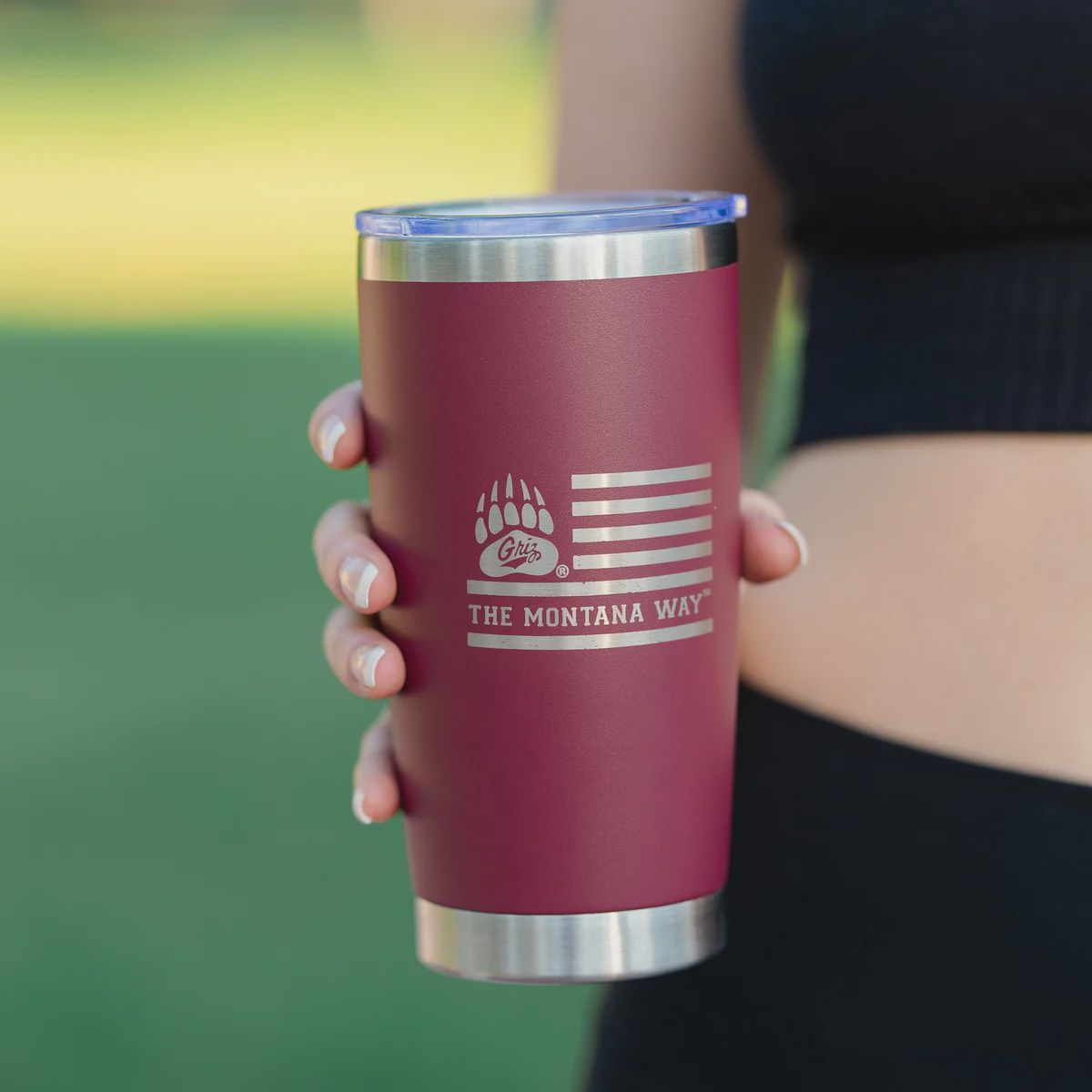 The Griz Flag Travel Mug