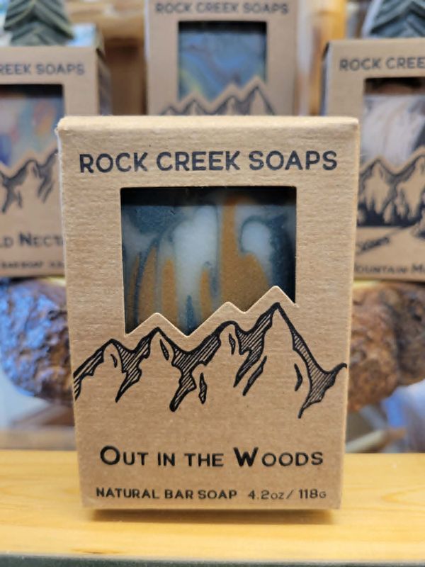 Out In The Woods Bar Soap/ Deep Forest &amp; Crisp Air