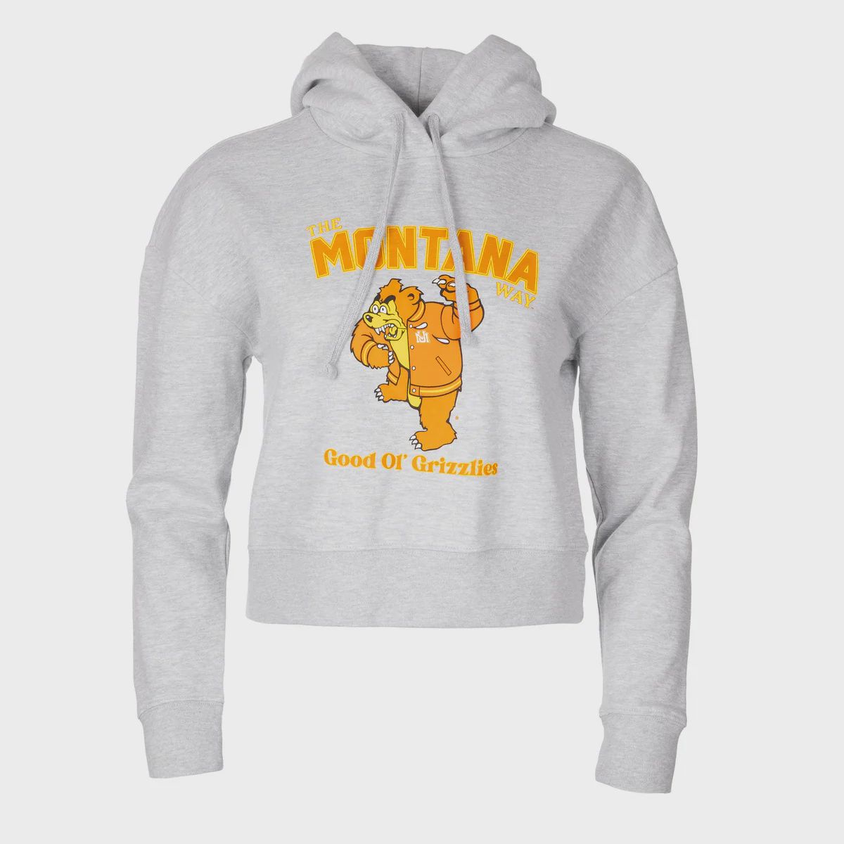 Good 'OL Grizzlies Ladies Hoodie Grey, Size: Small