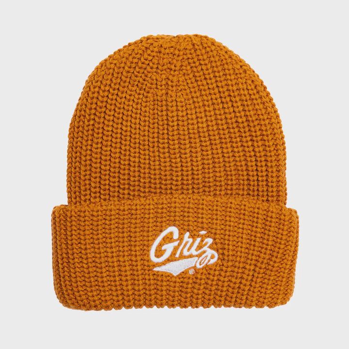 Griz Chunky Cuffed Beanie in Copper