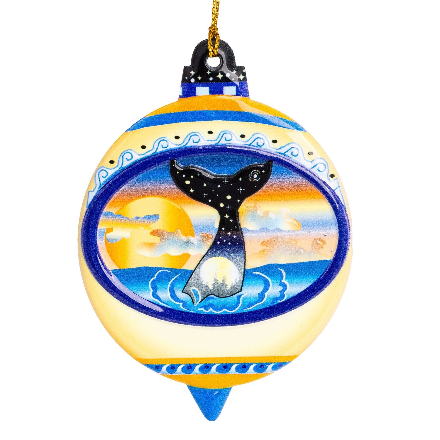 Whale Tale 2 Sided Ornament