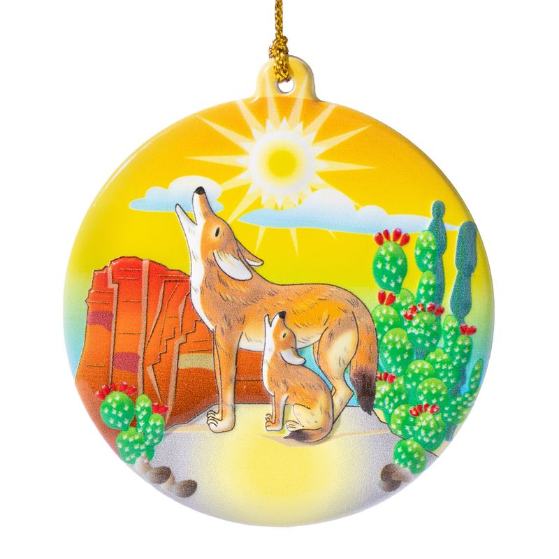 Desert Coyote Ornament