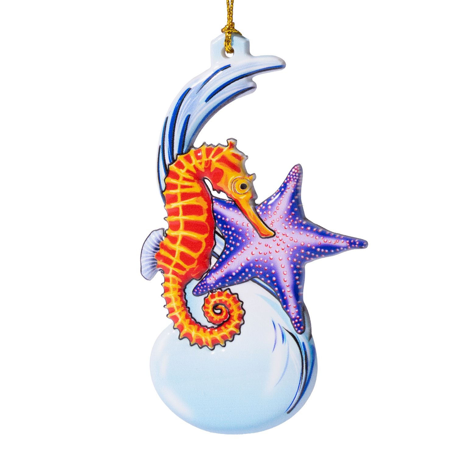 Seahorse &amp; Star Ornament