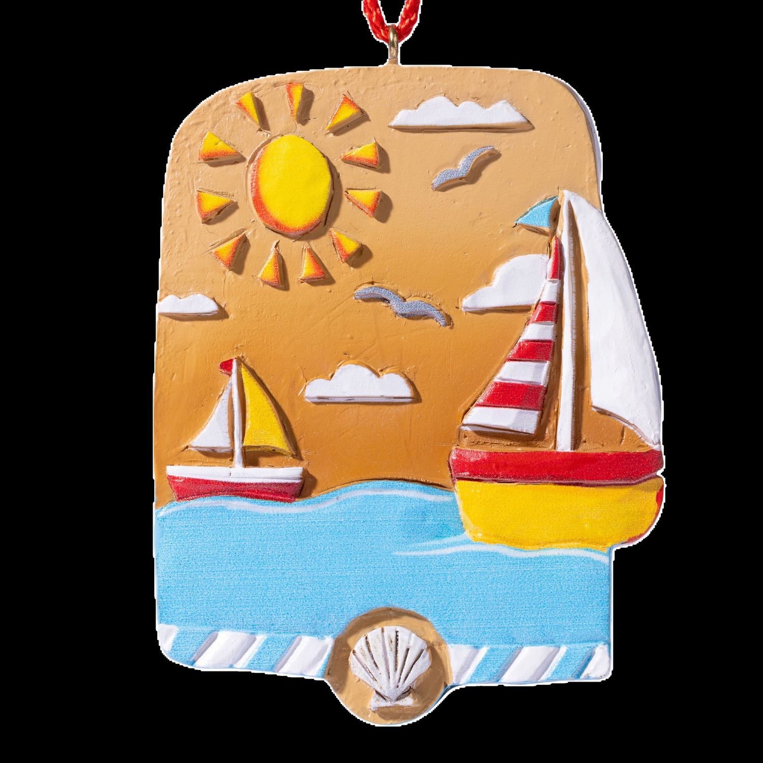 Sailboat Tracks Ornament