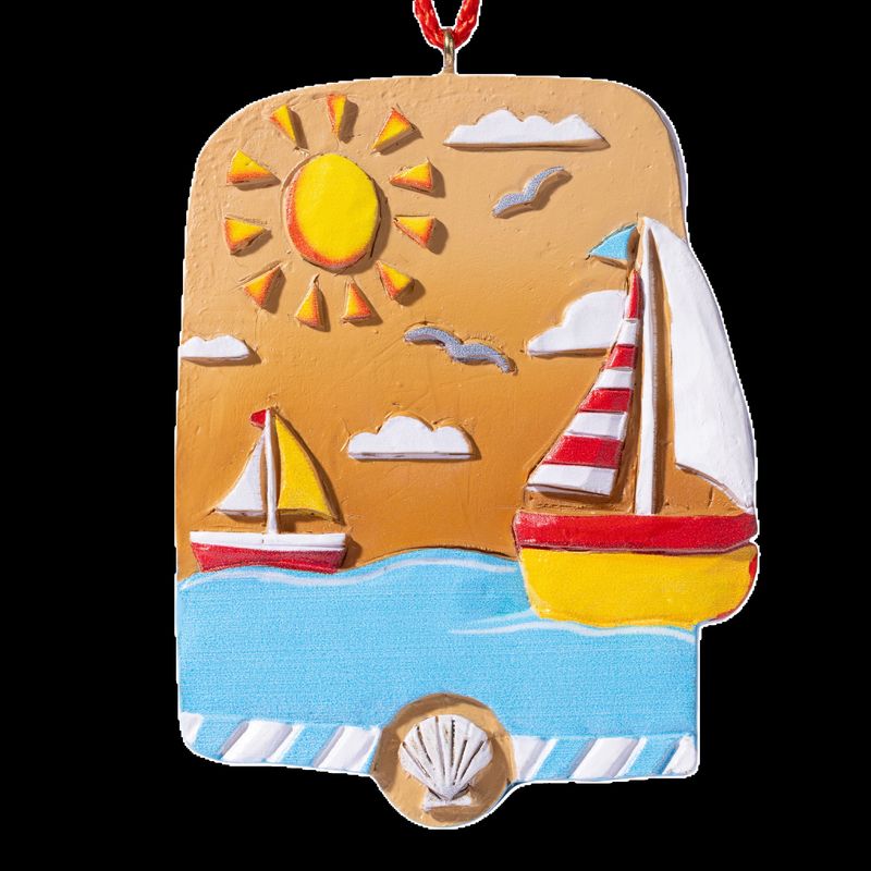 Sailboat Tracks Ornament