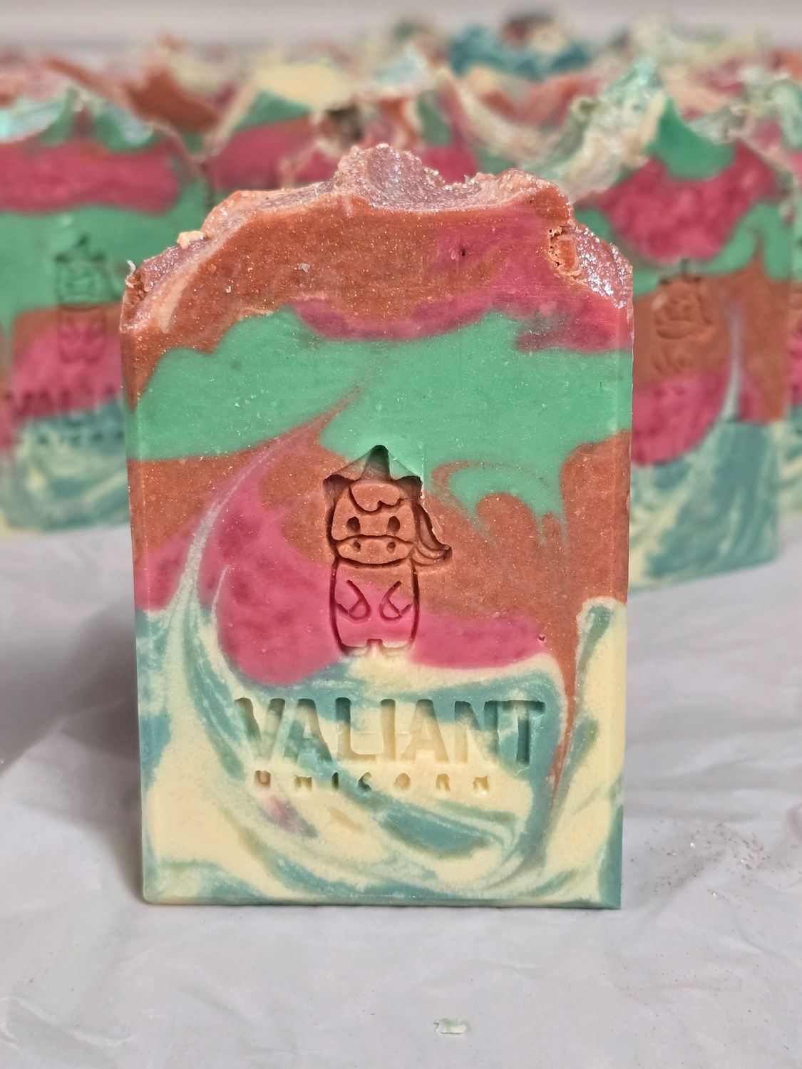 Cold process soap: Tart Unicorn Fart