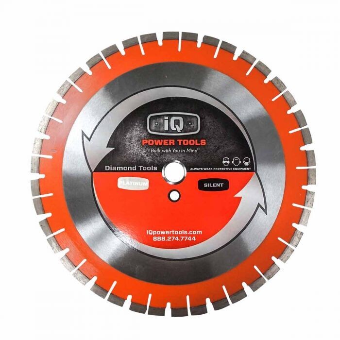 iQ Platinum Silent Core Diamond Blade