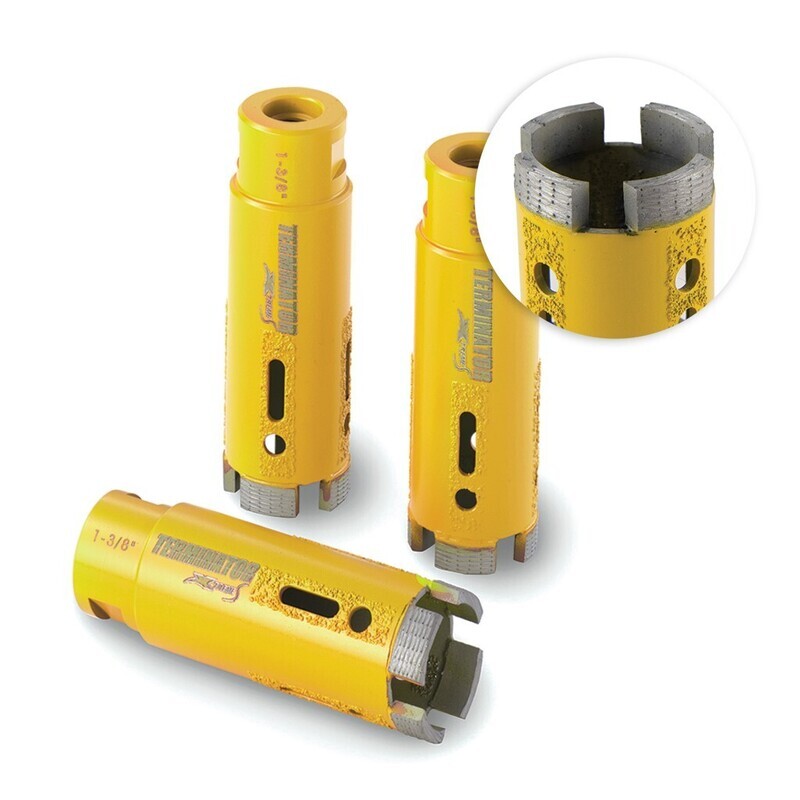 TERMINATOR Xtreme “S” Dry Stone Core Bits TERMINATOR Xtreme “S” Dry Stone Core Bits