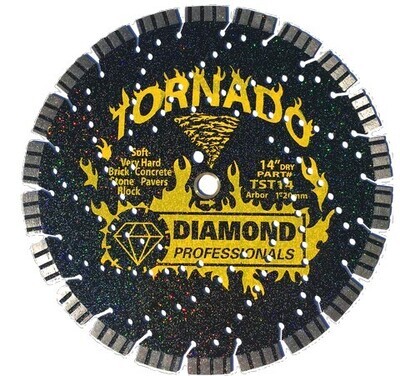 Diamond Professionals Dry/Wet Tornado Masonry Blades