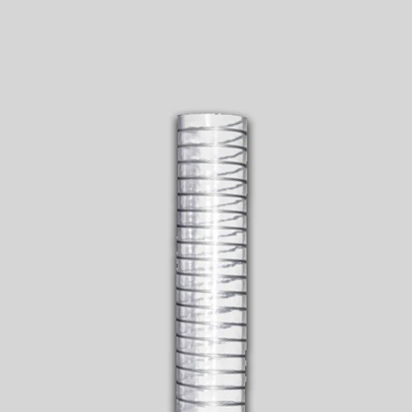Clear wire reinforced hose