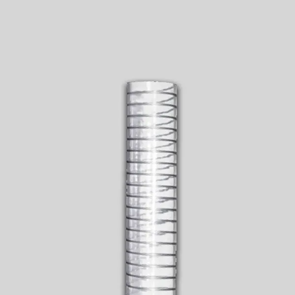 Clear wire reinforced hose