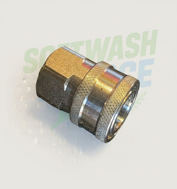 Quick connect 3/8 coupler female stainless