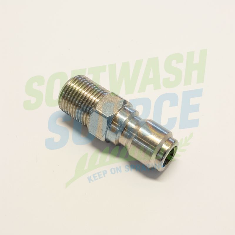Quick connect 3/8 plug/probe male stainless