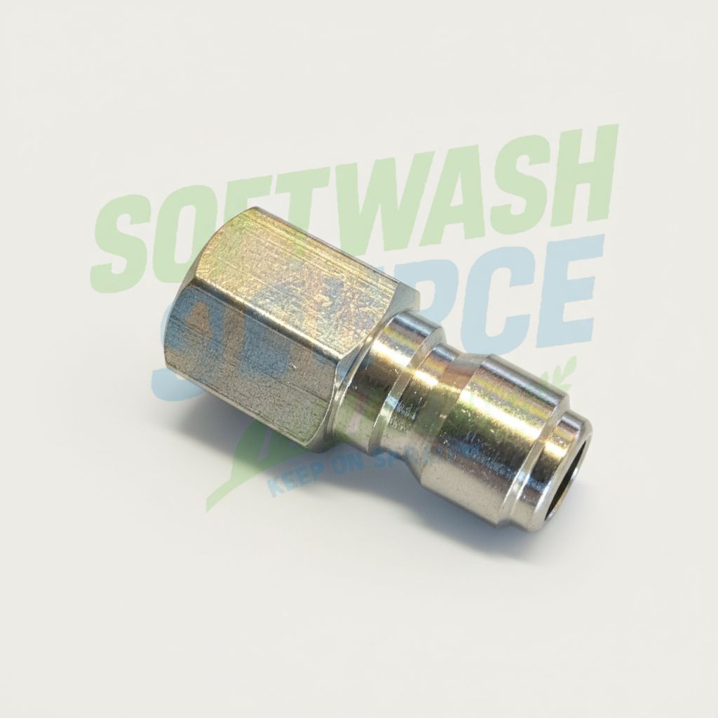 Quick connect 3/8 plug/probe female stainless