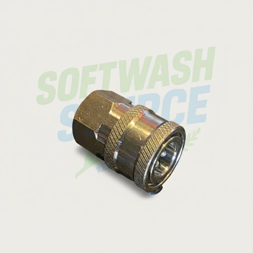 Quick connect 1/4 coupler female stainless