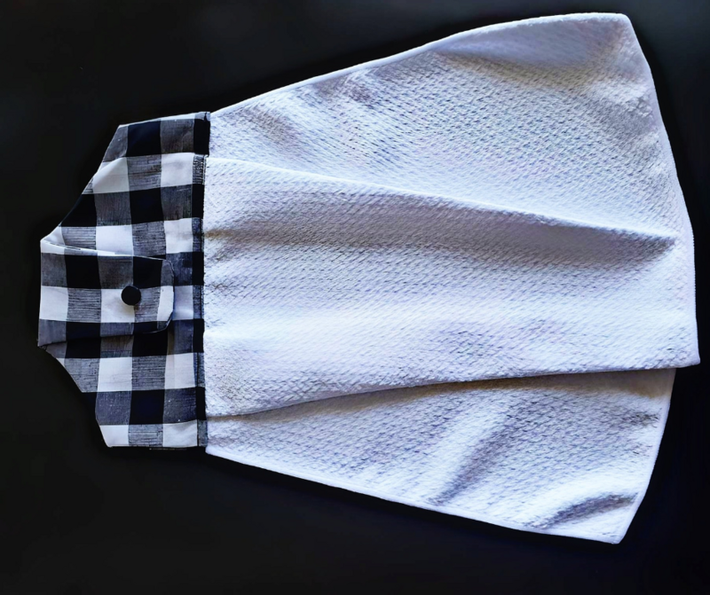 Sublimation Black Plaid Tea Towel