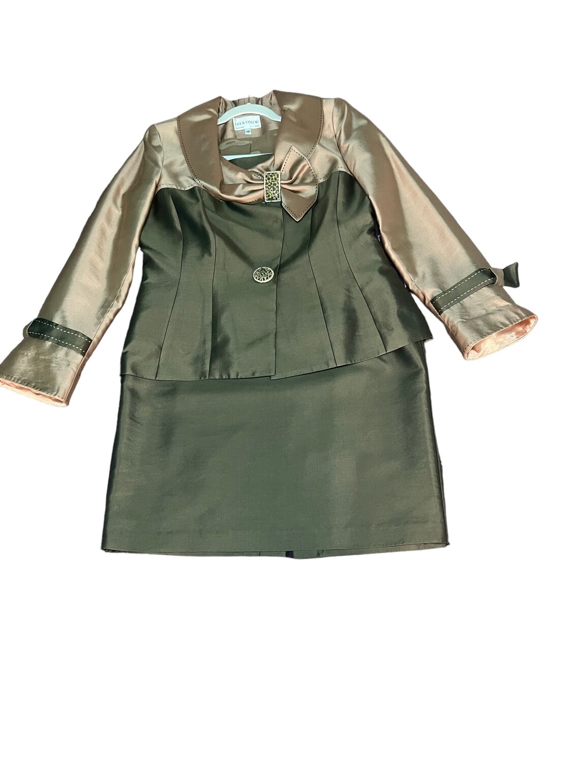 DESIGNER WOMEN&#39;S 2PC JACKET AND SKIRT SUIT