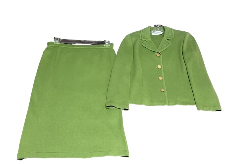 DESIGNER WOMEN&#39;S 2PC KNIT JACKET &amp; SKIRT