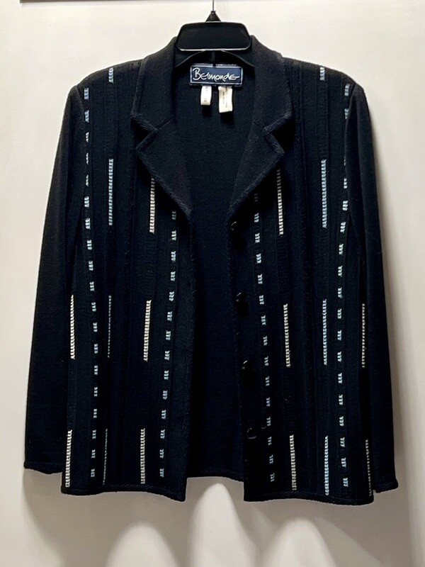 BELMONDE DESIGNER WOMEN'S  KNIT 2PC JACKET AND SKIRT SUIT