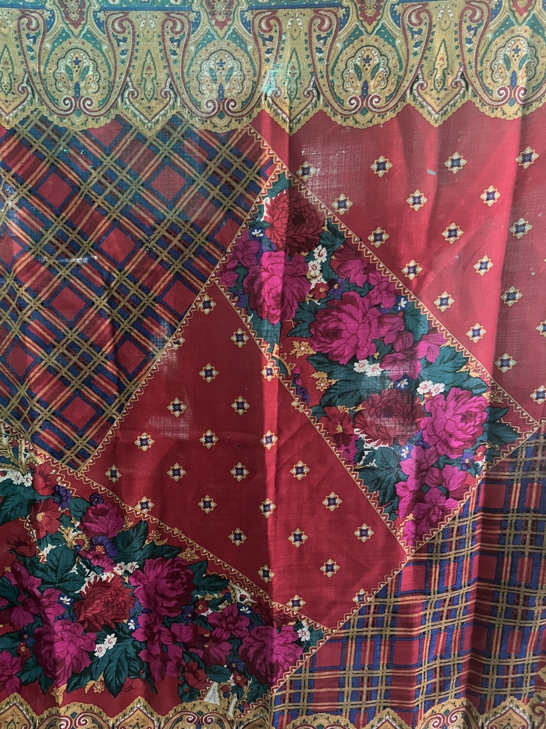 DESIGNER MULTI-COLORED SCARF WITH UNIQUE PATTERNS