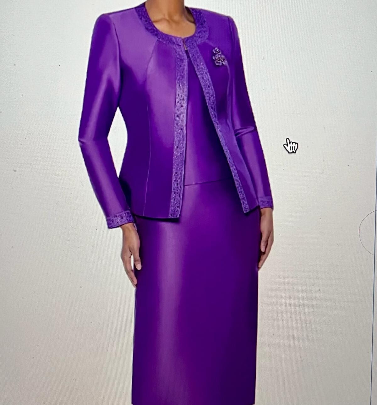 LILLIAN TAYLOR COUTURE COLLECTION DESIGNER WOMEN&#39;S 3PC JACKET SKIRT SUIT