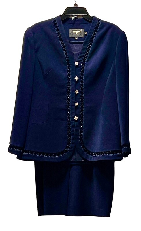 DESIGNER WOMEN&#39;S 2 PC JACKET AND SKIRT SUIT