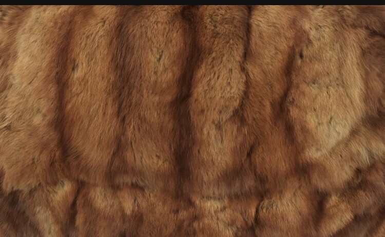 EVANS FURS CHICAGO DESIGNER WOMEN’S SABLE MINK FUR COAT