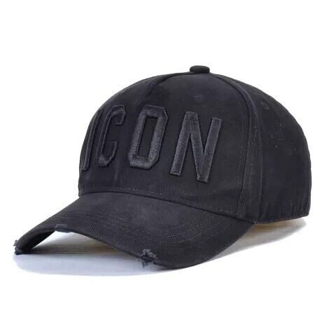 Gorras de beisbol DSQ2 color negro ajustable