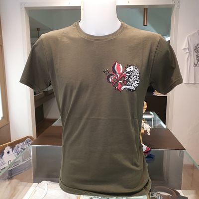 Maglia &quot;Leone e Giglio&quot; Verde militare