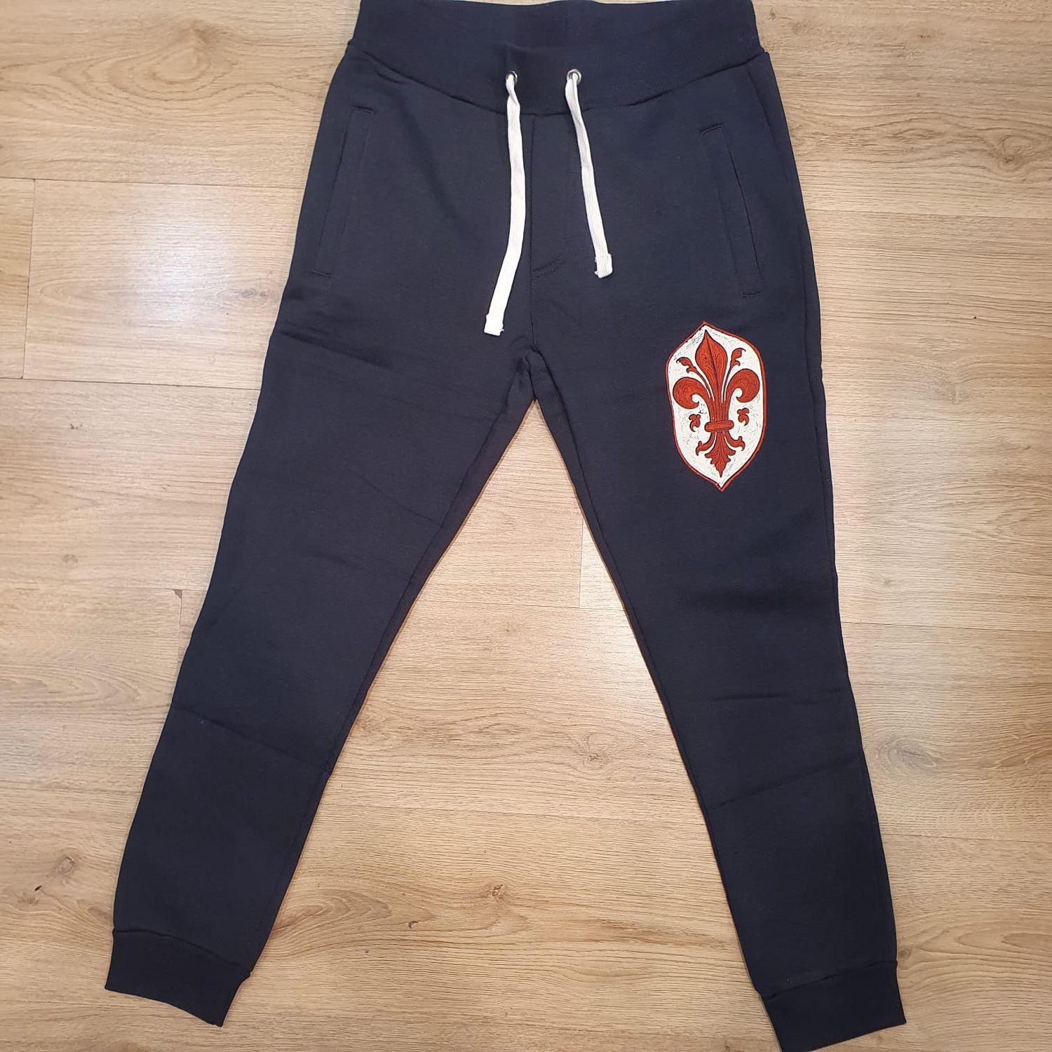 Pantalone "Giglio vintage" blu navy