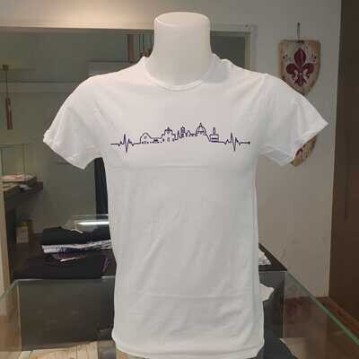 Maglia "Cardioskyline" (bianca)