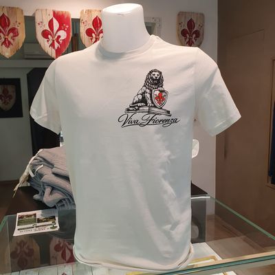 Maglia Leone Viva Fiorenza, avorio