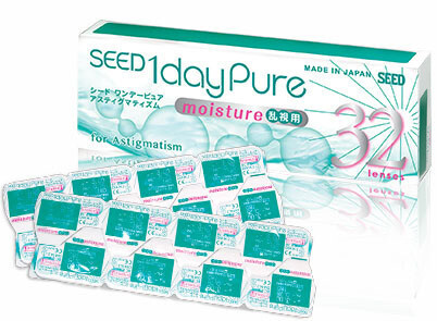SEED 1 DAY Pure Moisture for Astigmatism 32 Pack